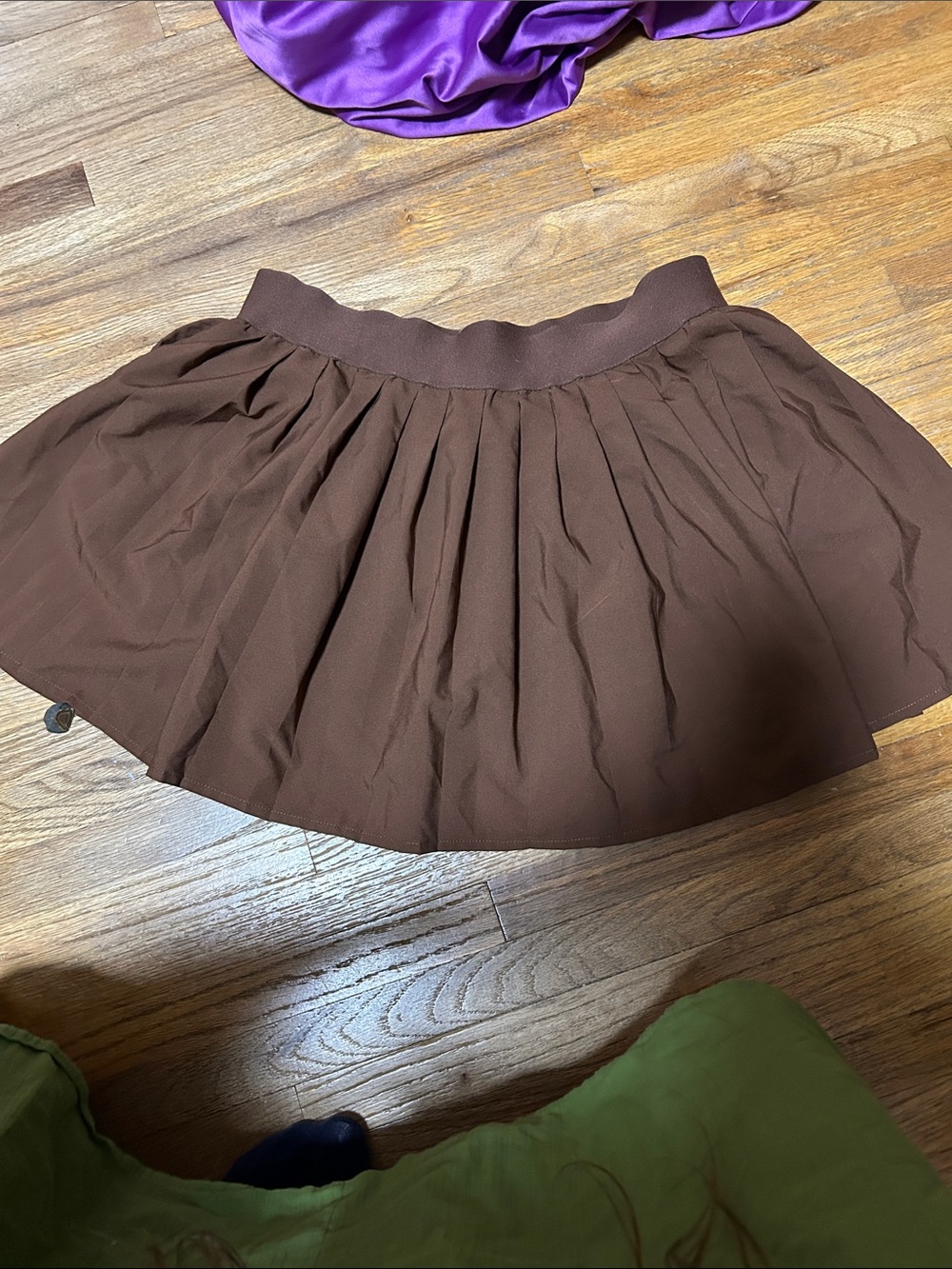 Brown skort